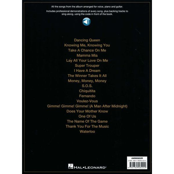 Wise Publications Abba Gold