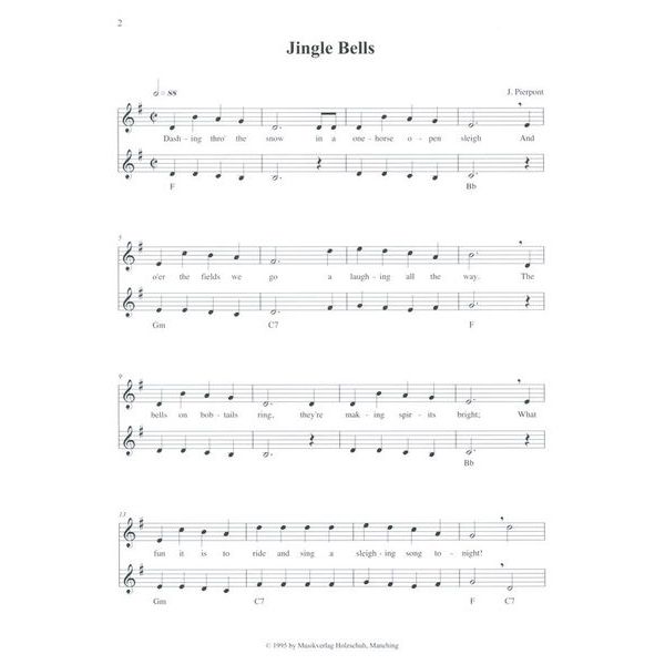 Holzschuh Verlag Weihnachtslieder Klarinette