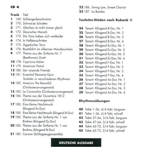 De Haske Essential Elements CD-Set 1