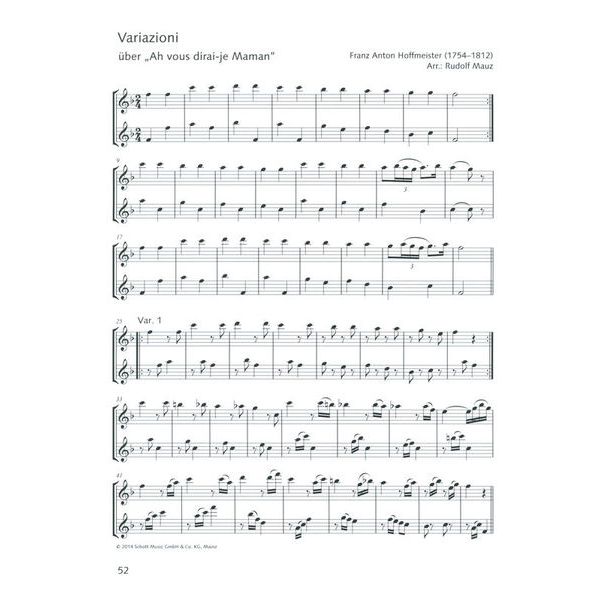 Schott Fröhliche Weihnachtslieder Fl