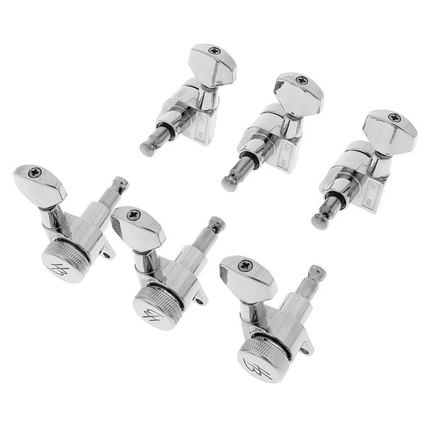 Harley Benton Parts JN07CR SPLK L6 Tuner Set