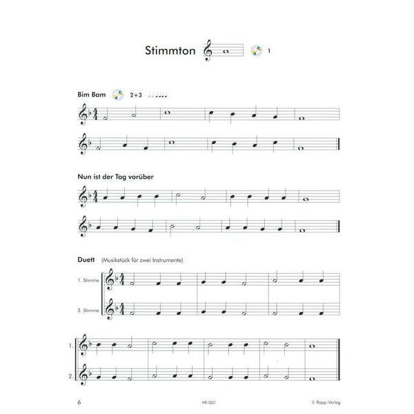 Horst Rapp Verlag Querflöte Lernen mit Spa 1