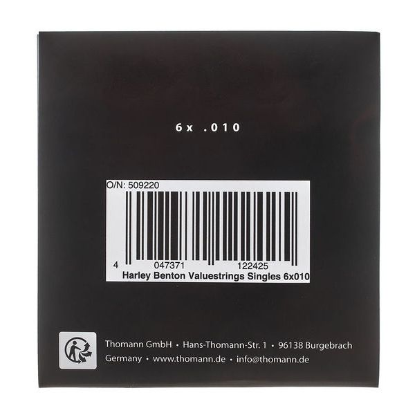 Harley Benton Valuestrings Singles 6x010