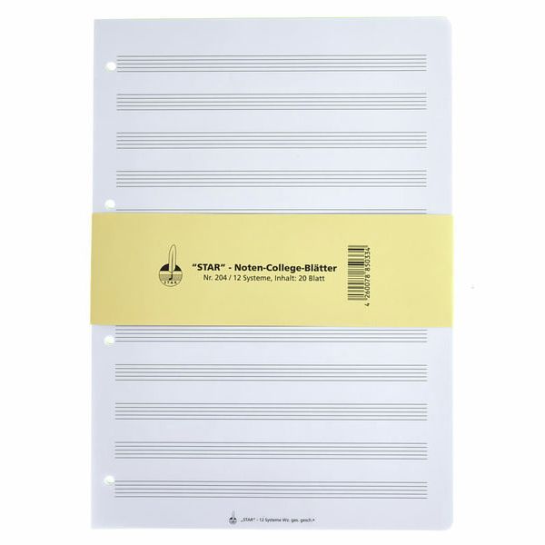 Star Noten-Collegebltter 204 A4