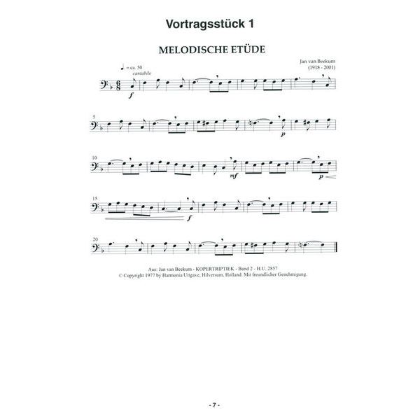 Musikverlag Heinlein Praxis Posaune