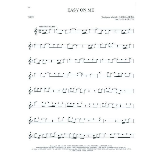 Hal Leonard 101 Top Hits for Flute