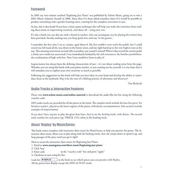 Schott Beginning Jazz Piano 1