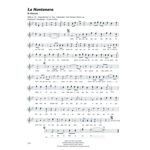 Musikverlag Hildner 100 Hits für Bb & Eb