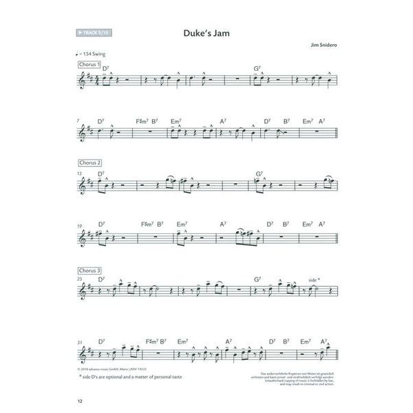 Advance Music Essence Of Blues T-Sax