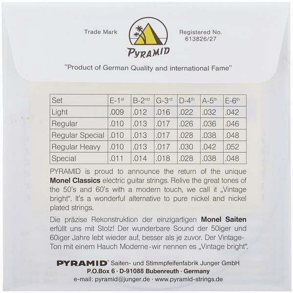 Pyramid Monel Classics 009/042