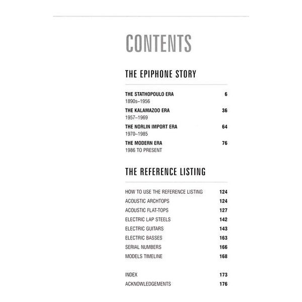 Backbeat Books The Epiphone Guitar Book