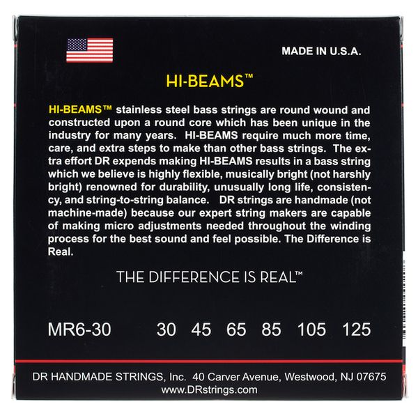 DR Strings Hi-Beams MR6-30