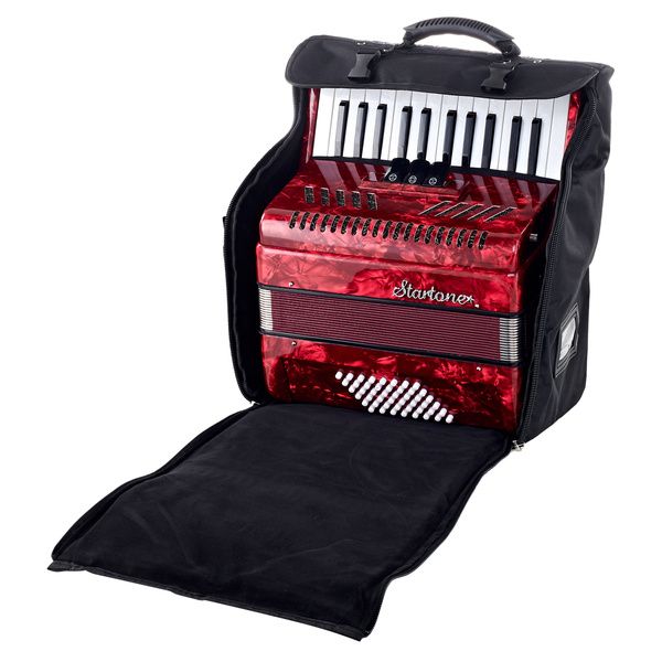 Startone Piano Accordion 48 Red MKII