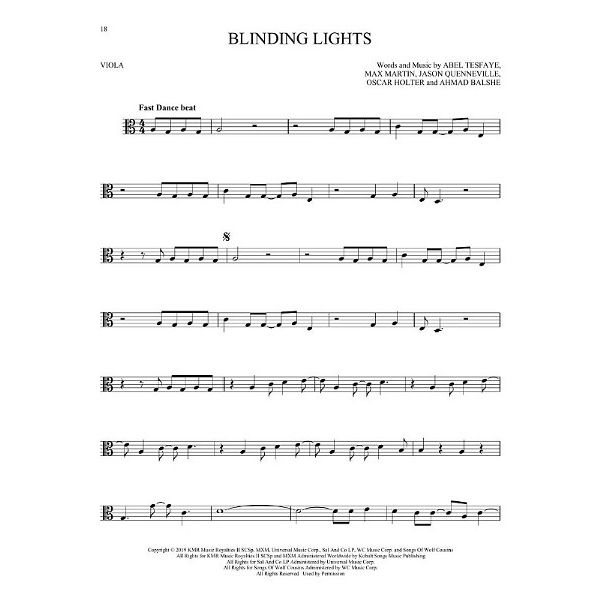 Hal Leonard 101 Simple Songs Viola