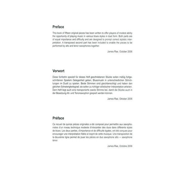 Universal Edition Easy Blue Saxophone Duets