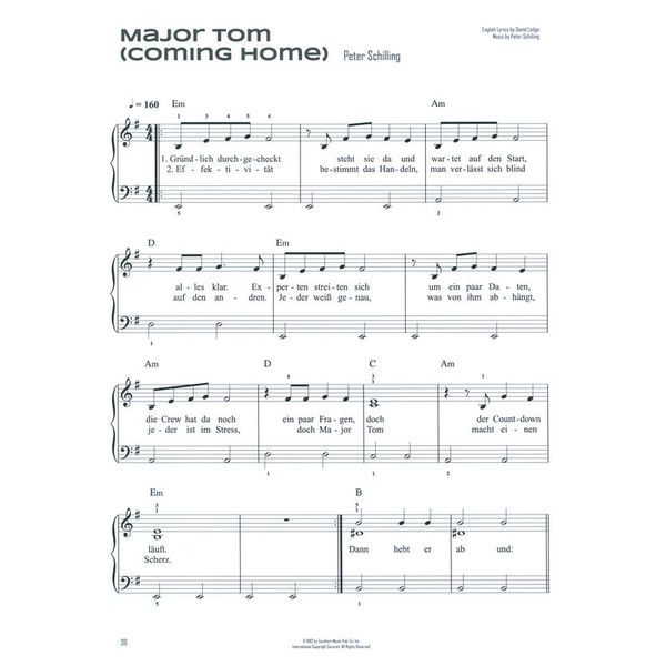 Bosworth Die ersten 50 Popsongs Klavier