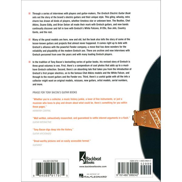Backbeat Books Gretsch Electric Guitar Book