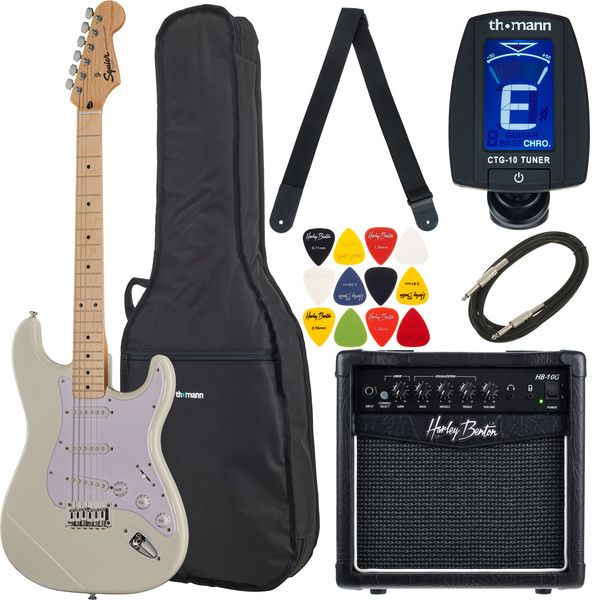 Squier Sonic Strat HT Arctic W Set