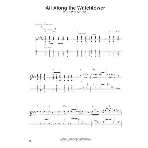 Hal Leonard Guitar Play-Along Jimi Hendrix