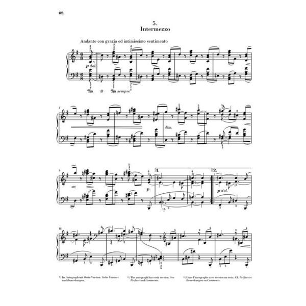 Henle Verlag Brahms Klavierstücke