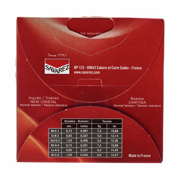 Savarez 510CR New Cristal Cantiga Set