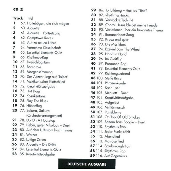 De Haske Essential Elements CD-Set 1