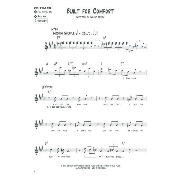 Hal Leonard Blues Play-Along Howlin' Wolf