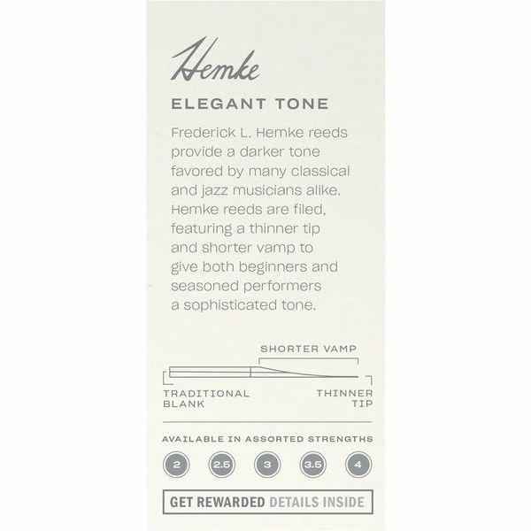 DAddario Woodwinds Hemke Soprano Saxophone 2.0