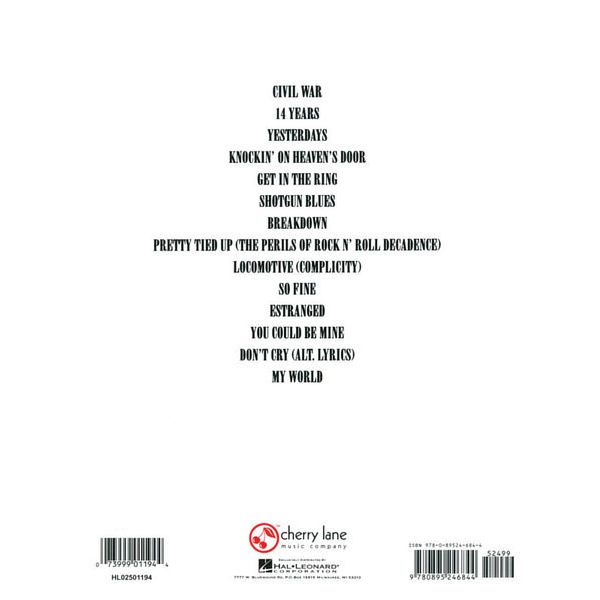 Cherry Lane Music Company Guns N'Roses Use Your 2