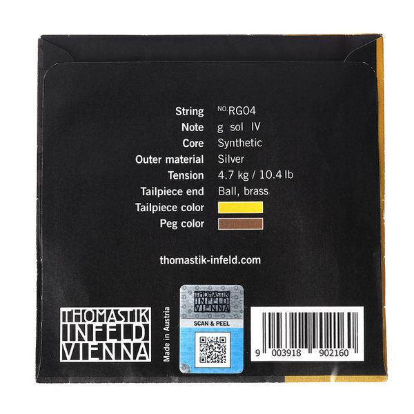 Thomastik Rondo Gold G Violin 4/4 Medium