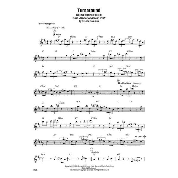 Hal Leonard Saxophone Omnibook Bb