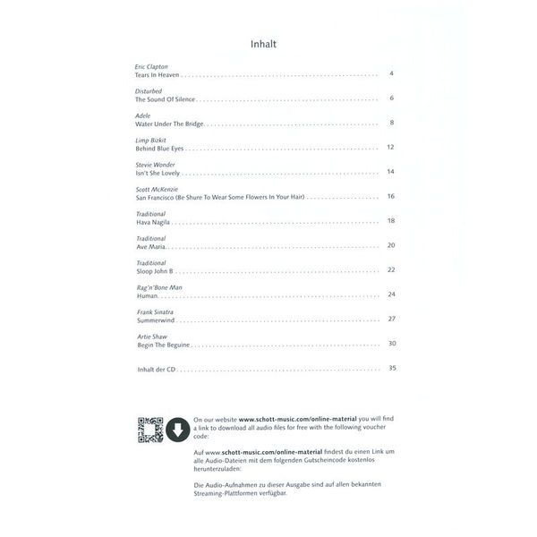 Schott Pop For Clarinet 2