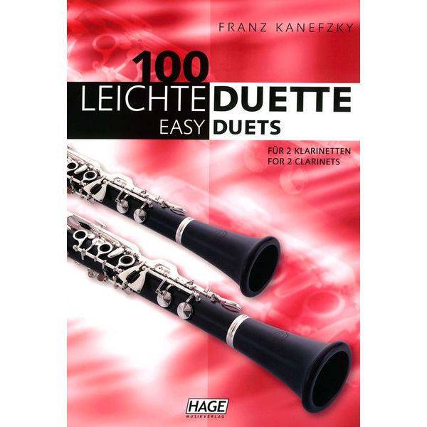 Hage Musikverlag 100 Leichte Duette Klarinette