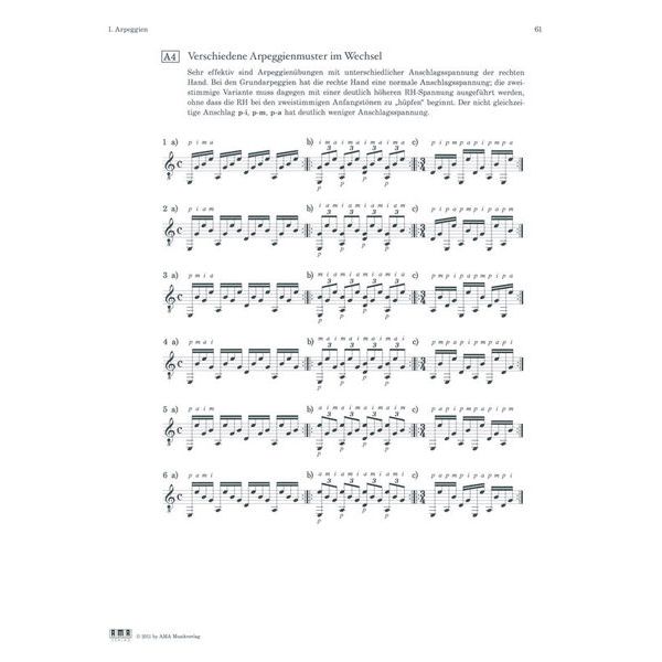 AMA Verlag Technik Moderne Konzertgitarre