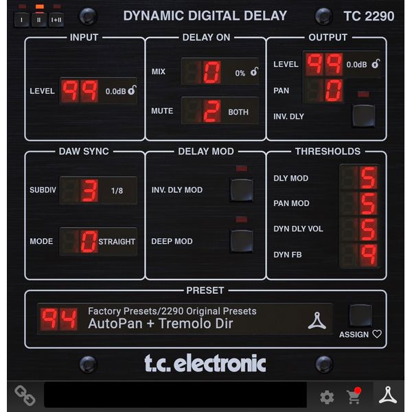 tc electronic TC 2290 Dynamic Delay