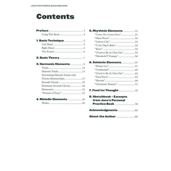 Hal Leonard Jaco Pastorius Bass Method