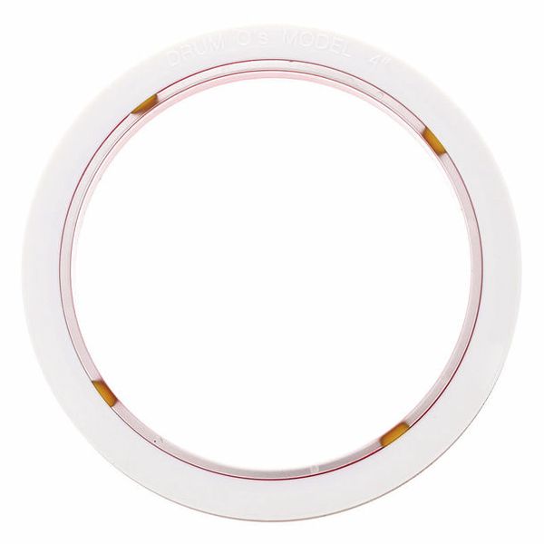 Bass Drum O's 4" Red Chrome round HCR4