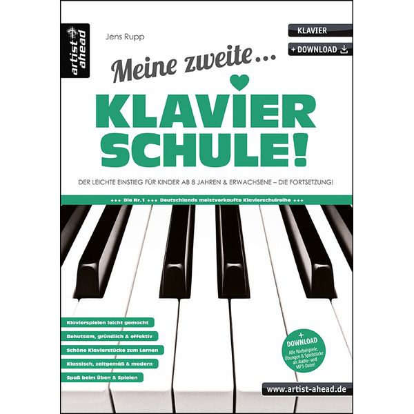 Artist Ahead Musikverlag Meine zweite Klavierschule