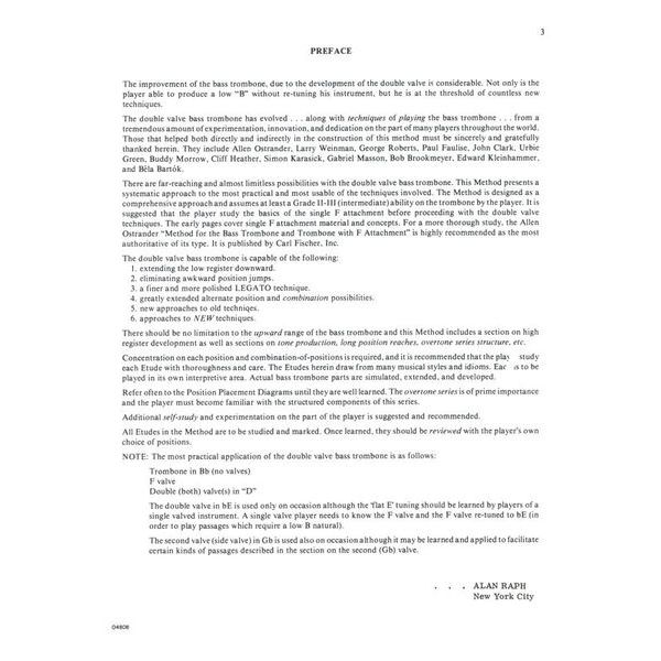 Carl Fischer Double Valve Bass Trombone