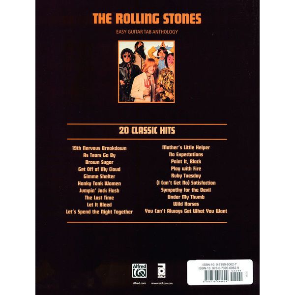 Alfred Music Publishing The Rolling Stones Easy Guitar