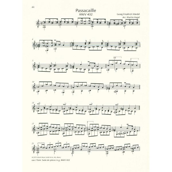 Schott Hndel for Guitar