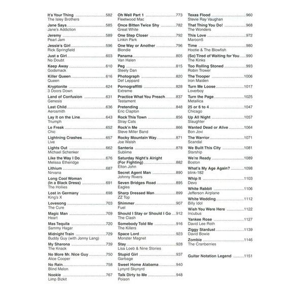 Hal Leonard Guitar Tab White Pages 3