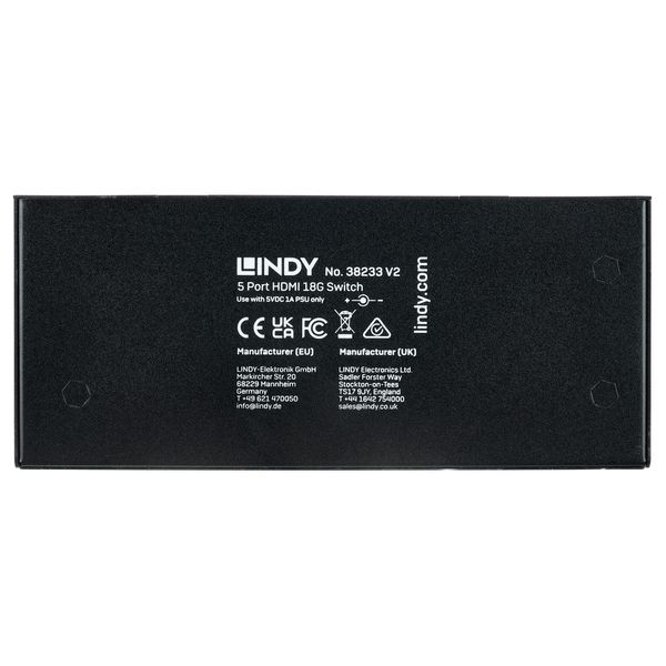 Lindy 5 Port HDMI 18G Switch