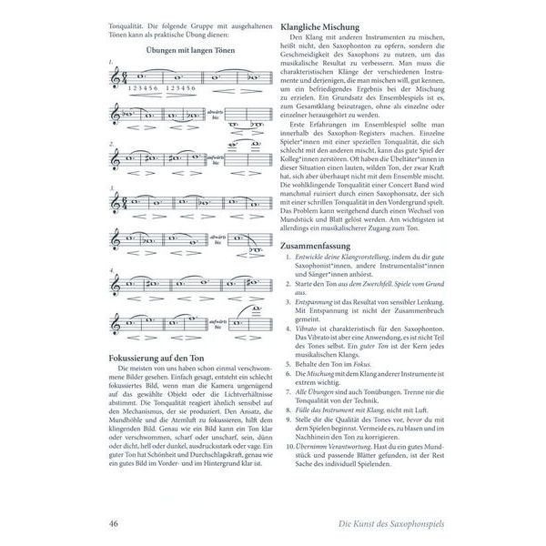 Alfred Music Publishing Die Kunst des Saxophonspiels
