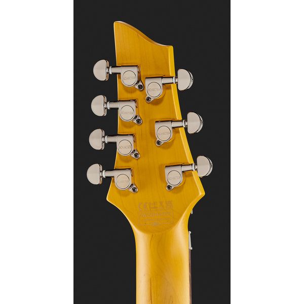 Schecter Demon 7 FR Crimson Red Burst