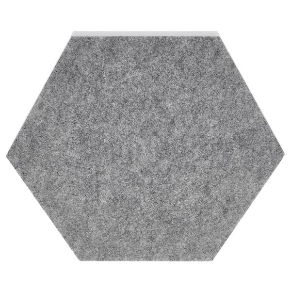 t.akustik Hexagon Melamine Light Grey 25