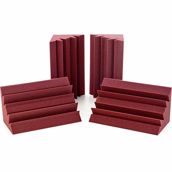 Auralex Acoustics Lenrd Bass Traps Burgundy 4