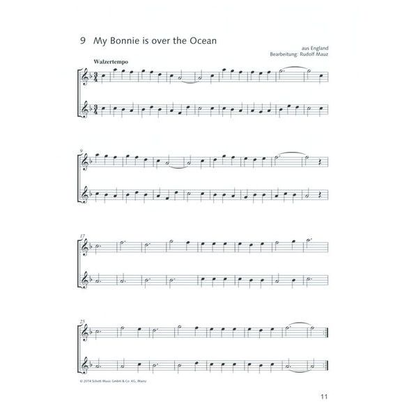 Schott Fröhliche Klarinette Spiel 3