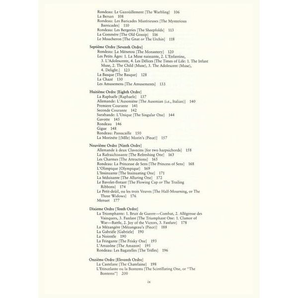 Dover Publications Couperin Complete Works