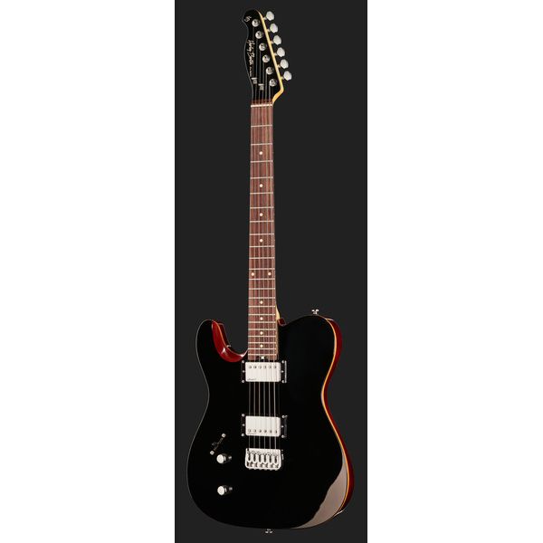 Harley Benton Fusion-T HH HT LH EB BK w/Bag